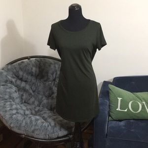Cotton On T-shirt dress short sleeve dark green